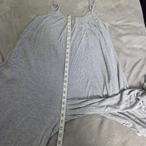 Z SUPPLY Jumpsuit Womens Small Gray Sleeveless Jersey Wide Leg Spaghetti Strap - Picture 10 of 14